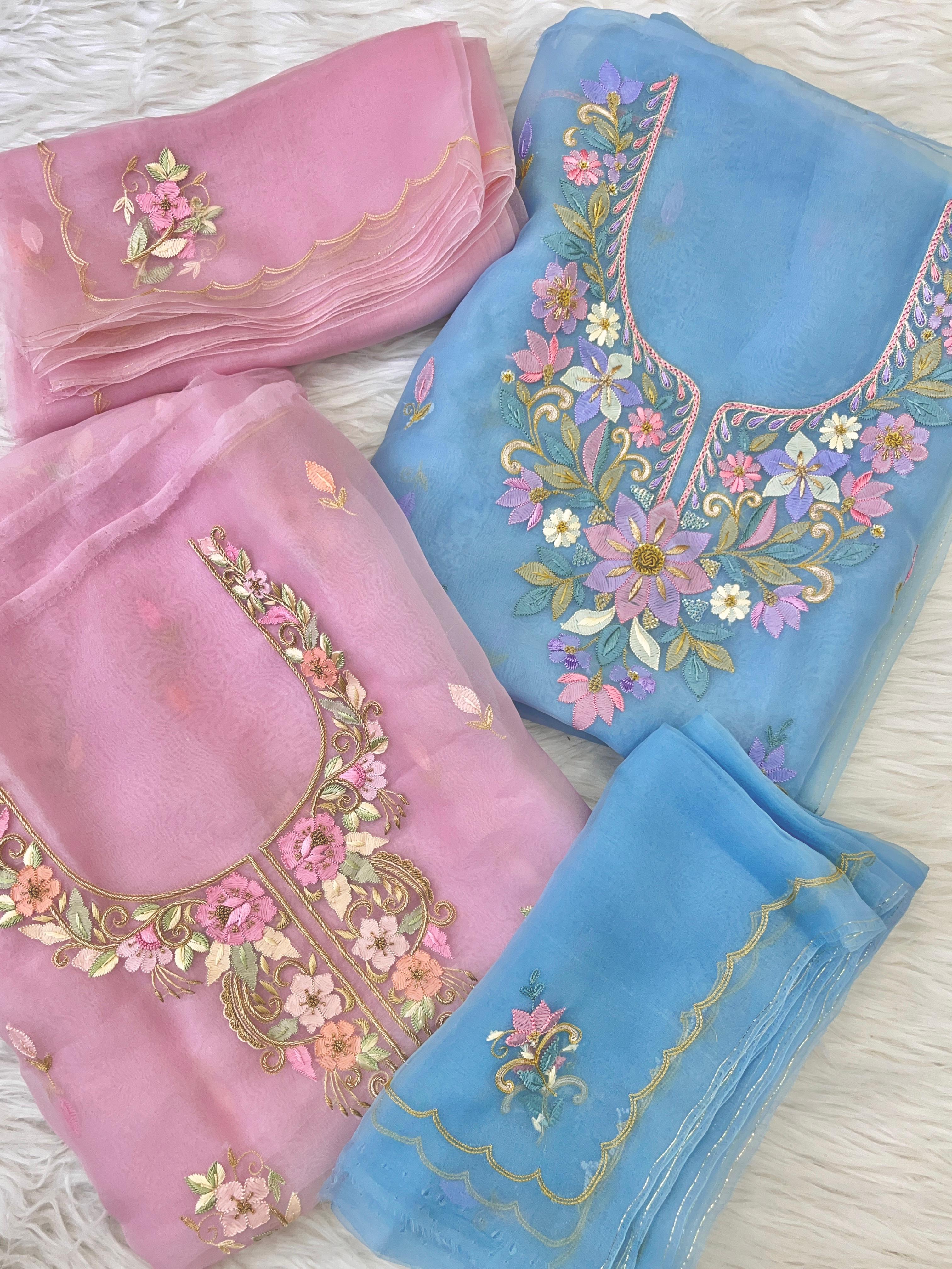 Pure Organza Kurta and Dupatta