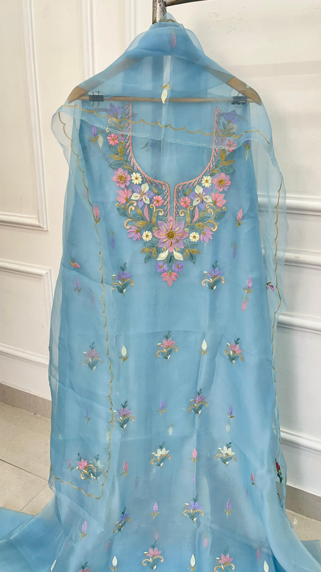 Pure Organza Kurta and Dupatta