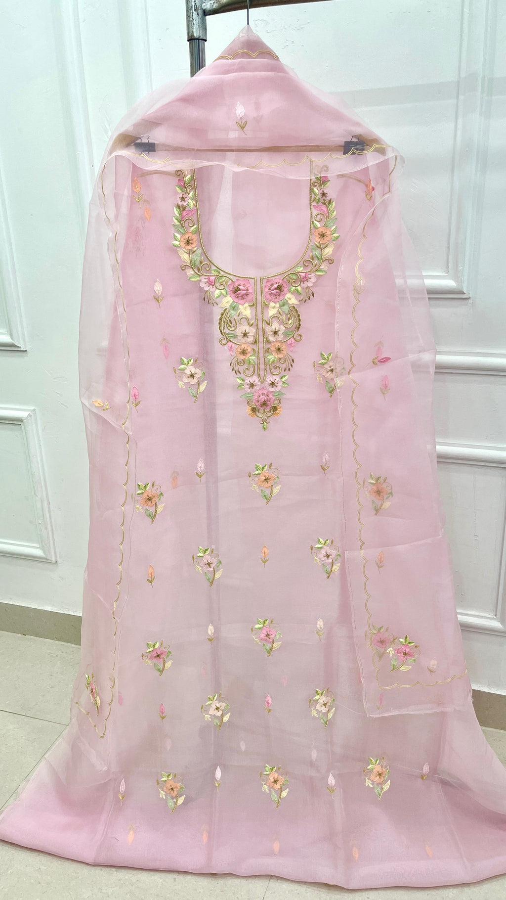 Pure Organza Kurta and Dupatta